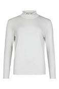 Frill Neck Sweater - Offwhite image