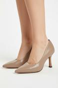 Pointed Heel Shoe - Cappuccino image