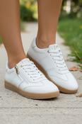 Side Zip trainer - White
