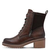 Laced Ankle Boot - Chestnut