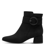 Ankle Boot with Buckle - Black