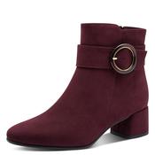 Ankle Boot with Buckle - Mulberry image