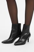 Heeled Ankle Boot - Black image