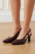 Slingback Shoe - Bordeaux image