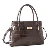 Croc Print Bag - Cafe image