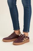 Side Zip Trainer - Mulberry