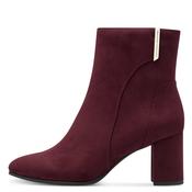 Block Heel Ankle Boot - Mulberry