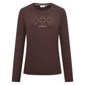 Logo Long Sleeve Top - CHOCOLATE