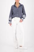 Stripe Blouse - Marine Pattern