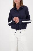 Blouse with Contrast Stripe - Marine image