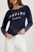 Mirrored Print Sweater - Marine image