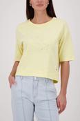 Short Sleeve Sweater - Pastel Yellow image