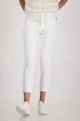 Jeans with Rhinestones - Off White image