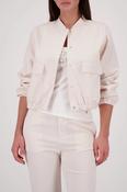 Satin Cargo jacket - Champagne Beige image