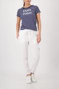 Drawstring Pant with Side Pocket - Off White image