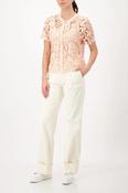 Short Sleeve Lace Jacket - Summer Peach