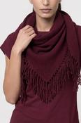 Fringe Scarf - Dark Bordeaux image