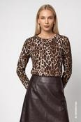 Leopard Print Top - Hazel Pattern image