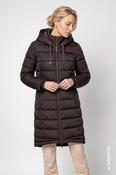 Padded Coat - Black Coffee