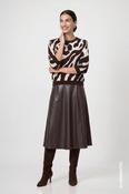 Tiger Print Sweater - Black Coffee Pattern