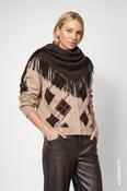 Fringe Scarf - Black Coffee image