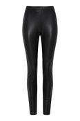 Enie Leatherette Pant - Black image