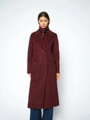 Alva Loisa Mock Neck Coat - Port Royale image