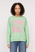 Love is All we Need Sweater - Green image