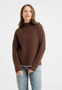 Ribbed Knit Sweater - Mocha image