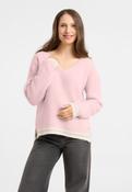V Neck Sweater - Rose image