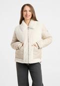 Faux Fur Padded Jacket - Champagne image