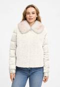 Faux Fur Jacket - Off White image