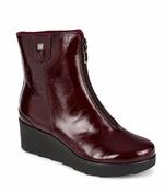 Centre Zip Ankle Boot - Bordeaux image