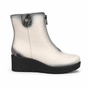 Centre Zip Ankle Boot - Ice image