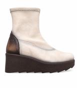 Wedge Ankle Boot - Natural image