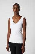 Classic V-Neck Cami - Vanilla image