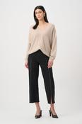 Culotte Jeans With Embellished Front Sea - Black image