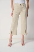 Culotte Jeans With Embellished Front Seam - Moonstone image