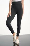 Nylon Spandex Compression Leggings - Black image