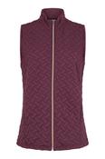 Quilted Gilet - Red Wine image