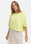 Short Sleeve Sweater - Light Yellow image
