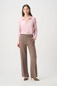 Slip-On Wide-Leg Pants - Mink image