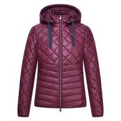 Padded Jacket with Hood - Burgundy