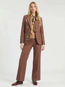 Houndstooth Pant - Brown