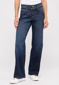 Liz Belt Jeans - Blue Denim image
