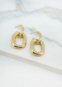 Link Earring - Gold image