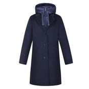 Hooded Woolmix Coat - Navy image