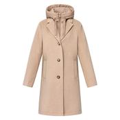 Hooded Woolmix Coat - camel image