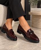 Patent Loafer - Merlot