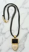 Pendant Necklace - Black image